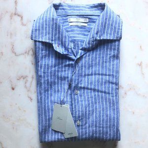 Mango linen-cotton shirt